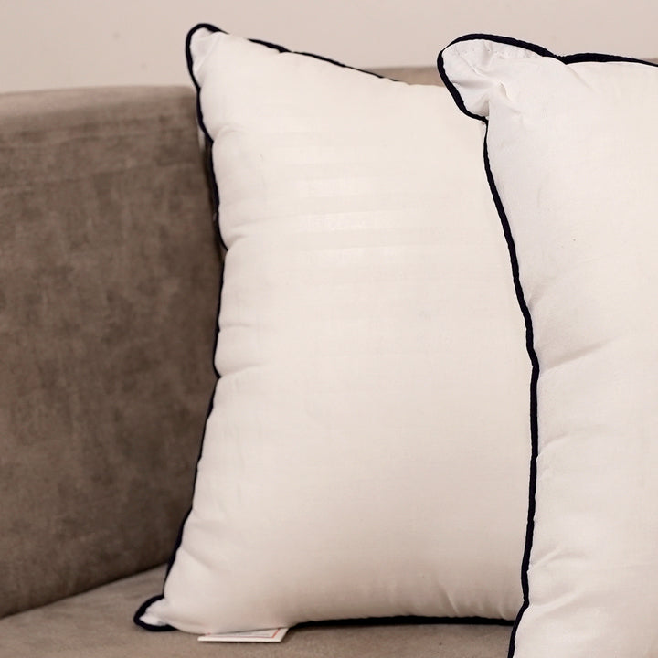 Rest Nest 16x16 White Stripe Soft Cushions – Pack of 5