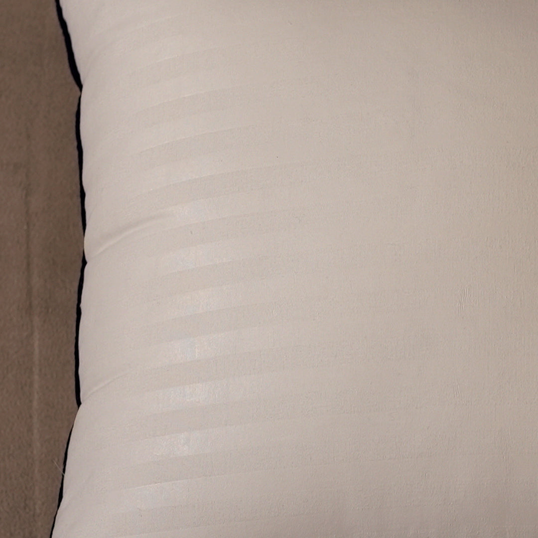 Rest Nest 16x16 White Stripe Soft Cushions – Pack of 5